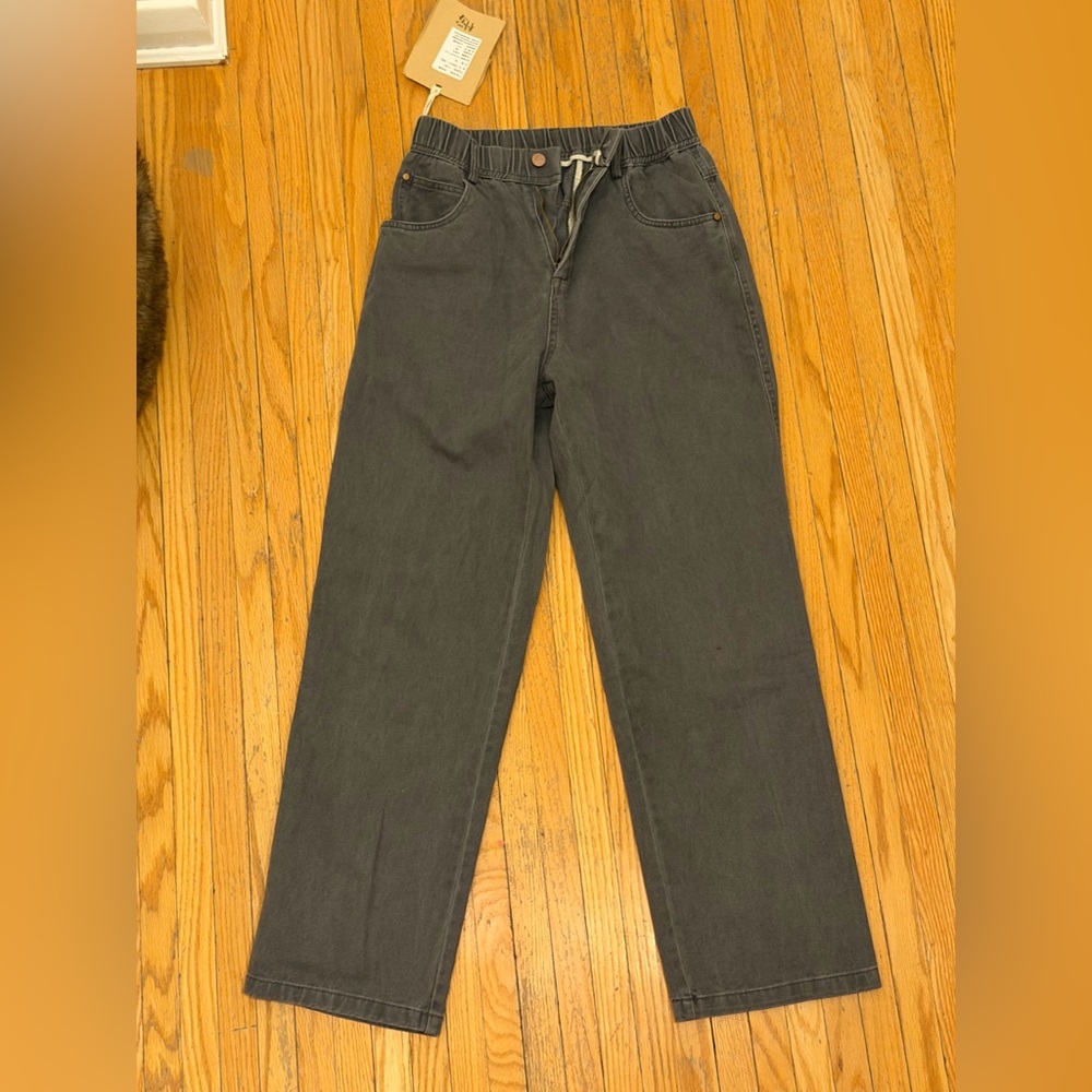 Gray Casual Pants